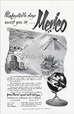 1951 Vintage Ad Country of Mexico - Vacation Package