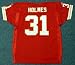 PRIEST HOLMES Kansas City Chiefs 2002 Reebok AUTHENTIC Home NFL Football Jersey, 54/2XL