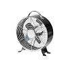 Deco Breeze Colored Retro Metal Box Fan, Black