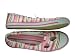 TTT Pink Stripe Shoes with Rough Fringe