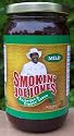 Barbecue Sauce Smokin' Joe Jones Mild Flavor 18-oz glass jar. Sweet BBQ sauce mild flavor is a family favorite. We use no brown sugar so this sauce won't burn on the grill. Low sodium, no preservatives, 0 fats, 0 cholesterol, gluten free & kosher certified. Use as a marinade for meat, fish and chicken