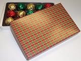 Scott's Cakes Vanilla Fudge Balls 1 Pound Christmas Plaid Box