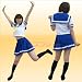 【激安 コスプレ】らき☆すた陵桜学園制服セーラー服(夏) Lサイズ z24