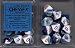 Chessex Dice d10 Sets: Gemini Astral Blue / White with Red - Ten Sided Die (10)