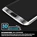 Galaxy S7 Edge Screen Protector, Arbalest 3D Curvered High Definition Tempered Glass Full Coverage Screen Protector for Samsung Galaxy S7 Edge (2016) - Silver Frame