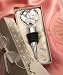Elegant Chrome Bottle Stopper with crystal heart design Wedding Favors, 18