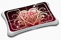 LOVE Design Wii Fit Balance Board Vinyl Skin Decal Cover Sticker Protector (Matte Finish)