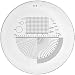 PEAK TSPS01-10 Loupe Precision Universal Graph Reticle, 10X Magnification, 35mm Diameter, No 1