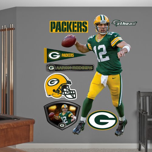 Nfl Green Bay Packers Aaron Rodgers No 12 Wall Graphics Chelseabarrettjoqp
