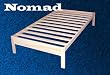 Nomad Solid Hardwood Platform Bed Frame - Twin Size