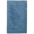 Pinzon Luxury Reversible Cotton Bath Mat - 30 x 50 inch, Marine