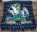Notre Dame Fighting Irish NCAA Fleece Throw Blanket - New in Pkg