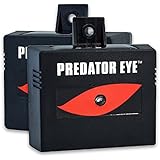 Aspectek Predator Eye Nighttime Solar Powered Animal Repeller - 2 Pack, Waterproof, Deterrent Light Nocturnal Animals