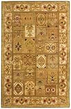 Safavieh Classic CL305A Multi Color Panel 5' x 8' Handmade Wool Area Rug