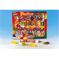 Playfood Set 263398 Kitchen Collection Lebensmittel Set 60 Pieces