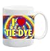 I LOVE TIE DYE Mug Coffee Cup 11 oz ~ Heart Tiedye