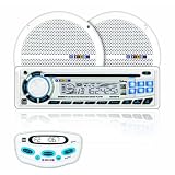 Dual MXCP7030 In-Dash Marine AM FM CD MP3 Receiver with MWR30-Wired Remote Control 