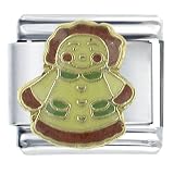 51GAY58RBKL. SL160  Christmas Doll Italian Charms Bracelet Link