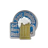 Beer Drinkers Get More Head Pewter Belt Buckle