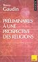 Preliminaires prospective des religions