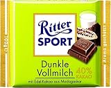 Ritter Sport Dark 40% Kakao Chocolate 100g