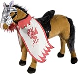 Heunec 723672 - Ritter-Pferd stehend mit Sound 100 KG Tragkraft