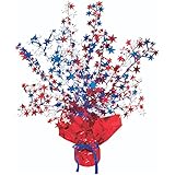 Star Gleam 'N Burst Centerpiece (red, white, blue) Party Accessory  (1 count) (1/Pkg)