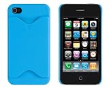 Credit Card Case for Apple iPhone 4 (AT&T, Verizon, Sprint) - Blue