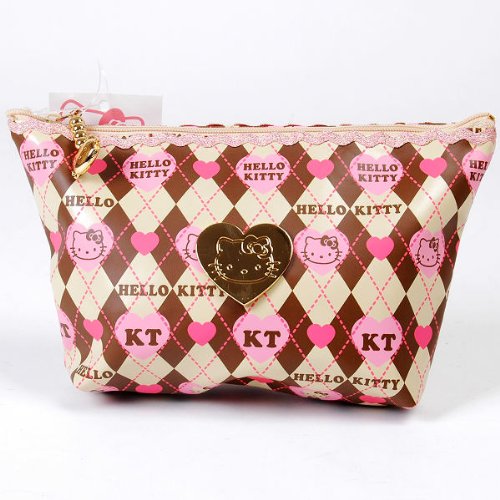 Hello Kitty Mini Handbag Makeup Cosmetic Bag Case