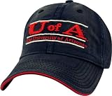Arizona Intense Washed Team Color with Classic Bar Design Adjustable Twill Hat