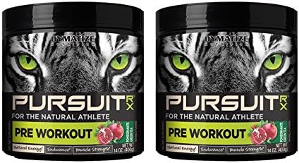 Pursuit Rx Pre Workout Pomegranate Green Tea 14 Oz [2 Pack]