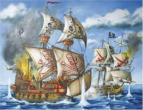Childrens Toyshop  Spielwaren : Piraten - Puzzle 200 Teile XXL