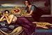 FRAMED oil paintings - Julio Romero de Torres - 24 x 16 inches - La primavera
