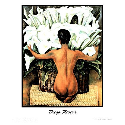 Diego Rivera (Lillies) Art Print Poster - 13x19