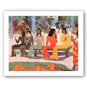 Ta Matete by Paul Gauguin 22.25"x17.75" Art Print Poster Latin