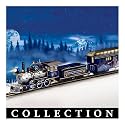 Silver Moon Express Wolf Art Electric Train Collection