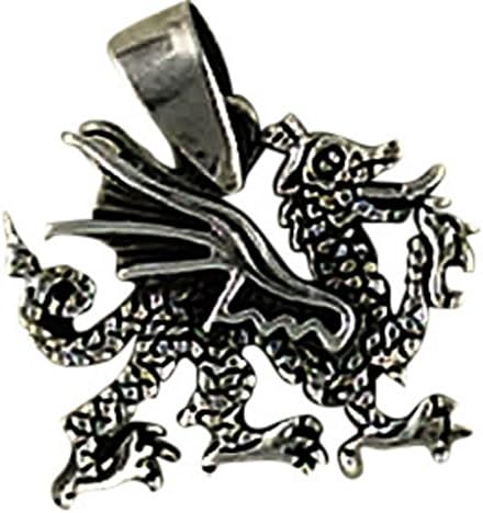 Welsh Dragon Pendant Symbol of Wales Celtic Jewelry