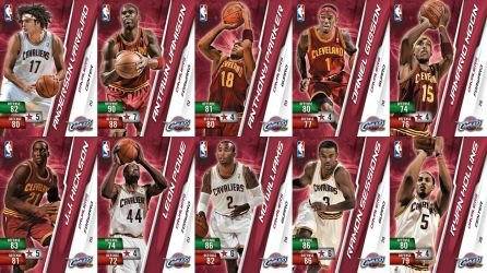 Adrenalyn XL NBA Series 2 (2010-2011)Cleveland Cavaliers Team Base Card Set
