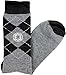 Star Wars Imperial Logo Argyle Top Half Men's Crew Socks Shoe Size 6-12 Grey