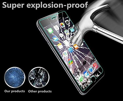 iPhone 6 Screen Protector, Ultra-clear,Anti-scratch,Shock-proof,Anti-water,9H Hardness,2.5D Curved Edge Tempered Glass Screen Protector for iPhone 6 4.7 inch(1pcs)