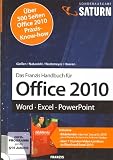Produkt-Bild: Das Franzis Handbuch f&uuml;r Office 2010 - Word-Excel-PowerPoint - Sonderausgabe SATURN