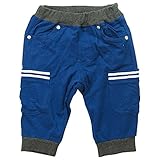 《H28年夏物》JEANS-b(ジーンズベー) 製品洗い加工済み スラブ天竺ハーフパンツ 110cm/NV NO.B-361038