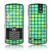 Dots Green Design VERTICAL CAMERA Original Pearl 8110/ Pearl 8100 Cell Phone Protective Skin Decal Sticker