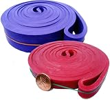 Rubberbanditz Pull Up / Crossfit Band Set - Medium, Robust Bands (#2 & #4)