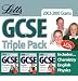 Letts GCSE 2002-2003 Exams Triple Pack: Chemistry, English, Physics