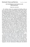 Germanic Notes & Reviews