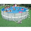 Intex Ultra Frame 18-Foot-by-52-Inch Round Pool Set