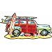 Surfin' Woodie Shaped Jigsaw Puzzle by Lewis T. Johnson 1000pc