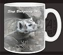 Badger-Stop Badgering Me! Coffee Mug Christmas Gift Idea, Ref:ABA-3MG
