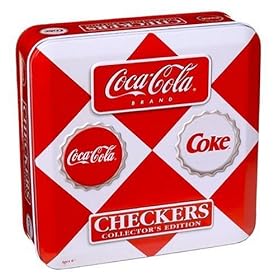 Coca Cola Checkers in a Tin by Vintage Sports Cards